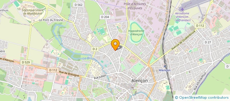localisation de l'entreprise MISE EN JEU à ALENCON