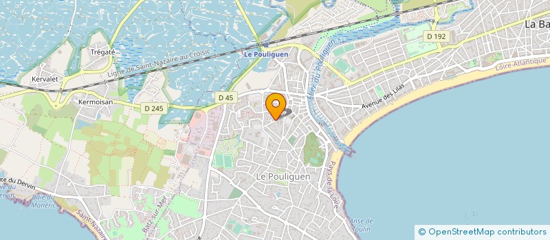 localisation de l'entreprise MISE EN LUMIERE  LE POULIGUEN