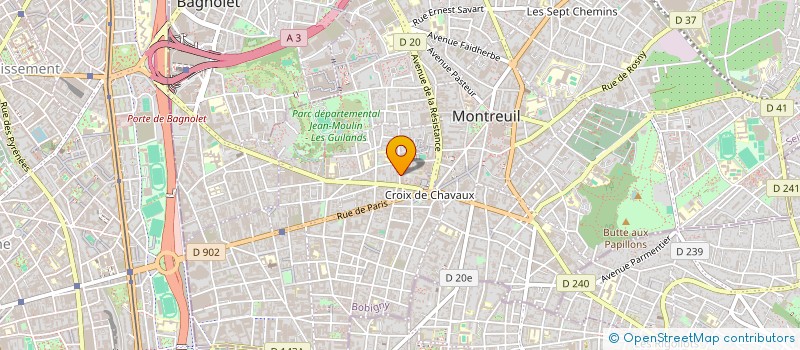 localisation de l'entreprise MISE EN OEUVRE à MONTREUIL