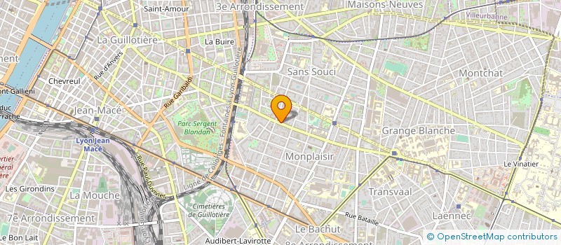 localisation de l'entreprise MISE EN PAGE à LYON