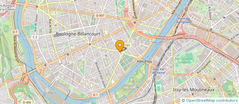 localisation de l'entreprise MISE EN SAINE à BOULOGNE-BILLANCOURT