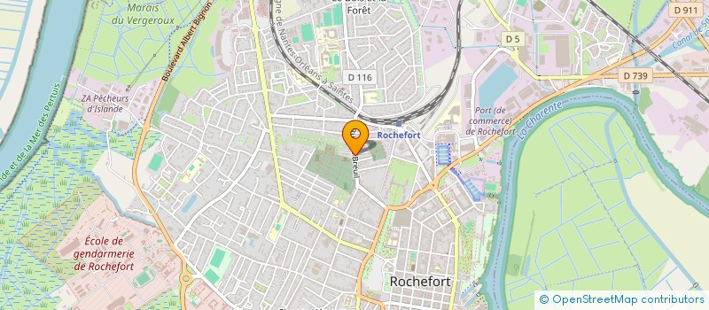 localisation de l'entreprise MISE EN SCENE  ROCHEFORT