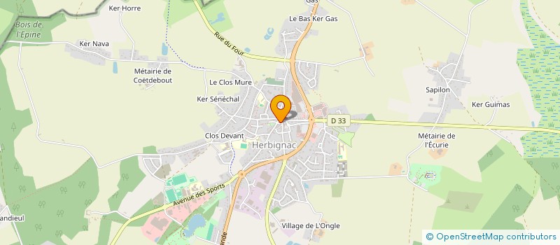 localisation de l'entreprise MISE EN SCENE à HERBIGNAC