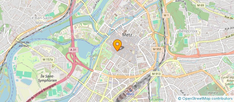 localisation de l'entreprise MISE EN SCENE  METZ