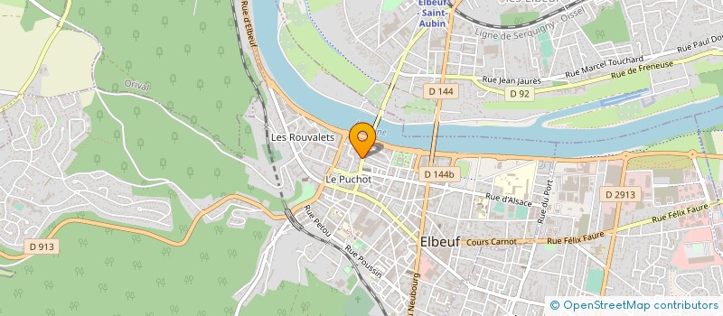 localisation de l'entreprise MISE EN SEINE COORDINATION à ELBEUF