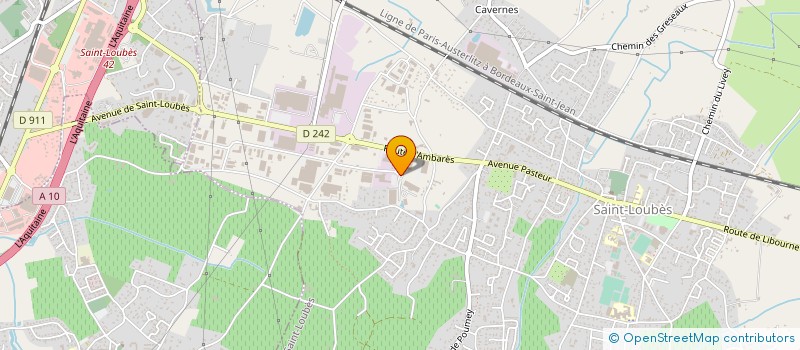 localisation de l'entreprise MISE ENTREPOSAGE TRANSPORT SARL à SAINT-LOUBES