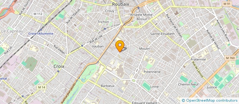 localisation de l'entreprise MISEAUTO.COM à ROUBAIX