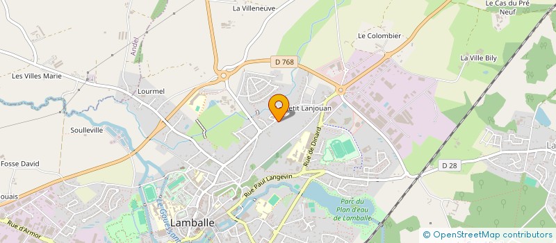 localisation de l'entreprise MISECARPENTIER à LAMBALLE-ARMOR