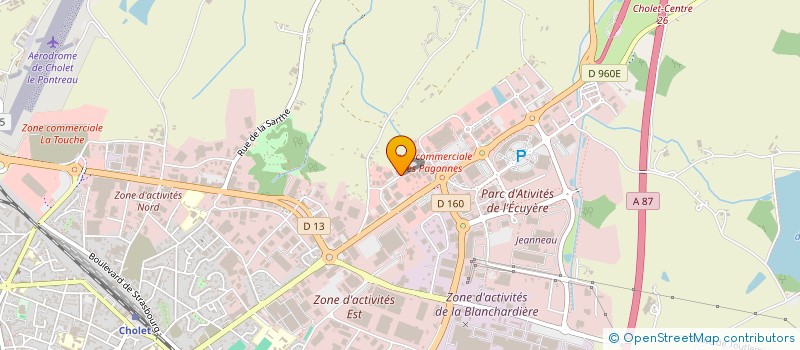 localisation de l'entreprise MISENSCENE à CHOLET