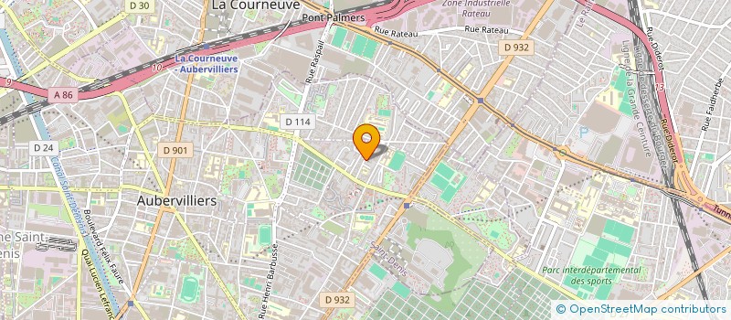 localisation de l'entreprise MISERICORDIA FRANCE à AUBERVILLIERS