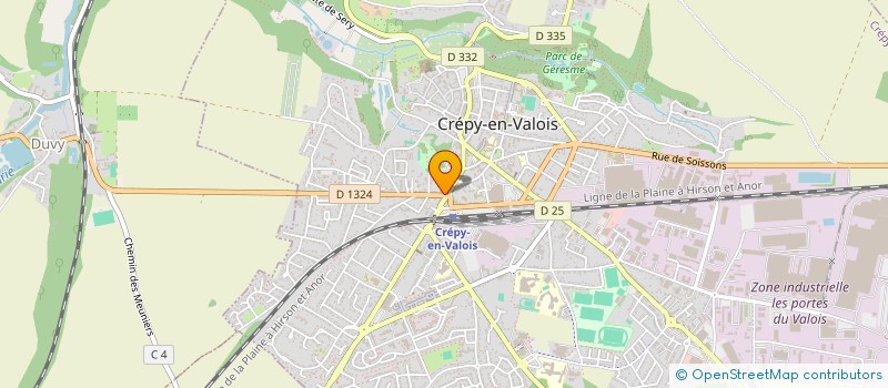 localisation de l'entreprise MISEVEN  CREPY-EN-VALOIS