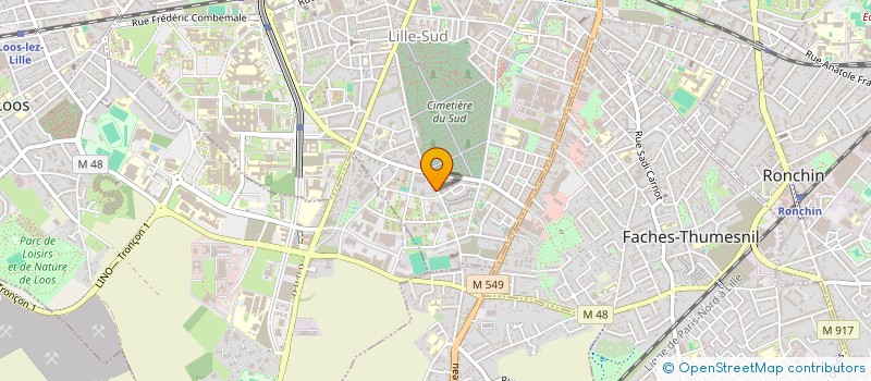 localisation de l'entreprise MISFILMS PRODUCTION à LILLE