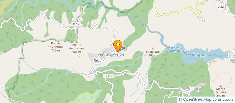 localisation de l'entreprise MISGI DI A PETRA à PIETRA-DI-VERDE