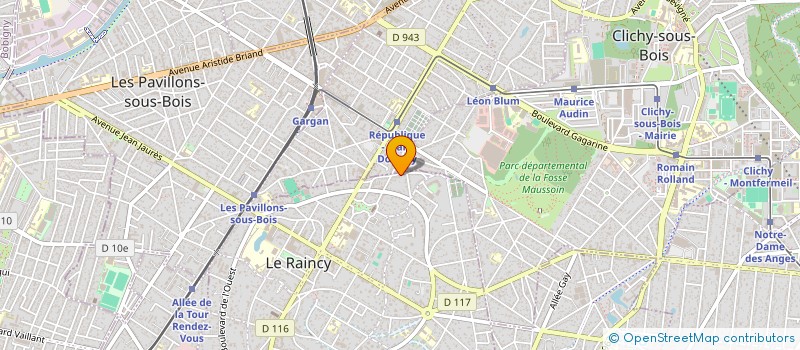 localisation de l'entreprise MISGO à LE RAINCY