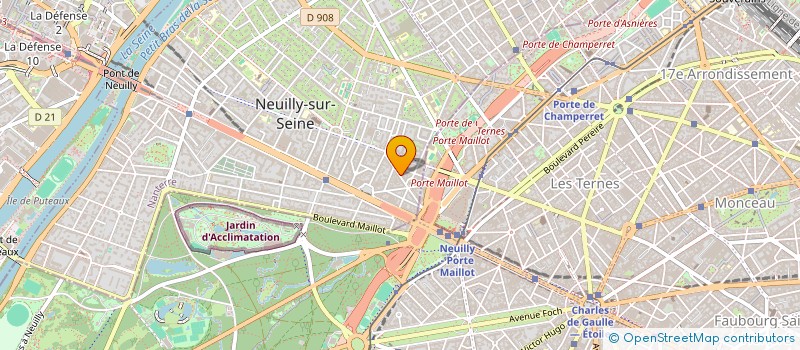 localisation de l'entreprise MISHA à NEUILLY-SUR-SEINE