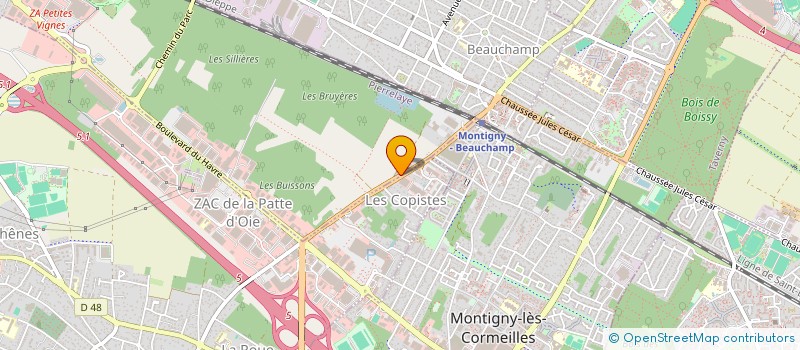 localisation de l'entreprise MISHEL&C. PIZZA  PIERRELAYE