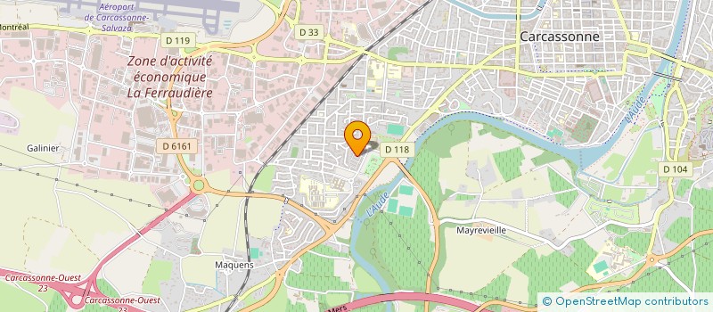 localisation de l'entreprise MISHELEC à CARCASSONNE