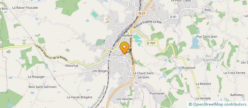 localisation de l'entreprise MISHKA à THIVIERS