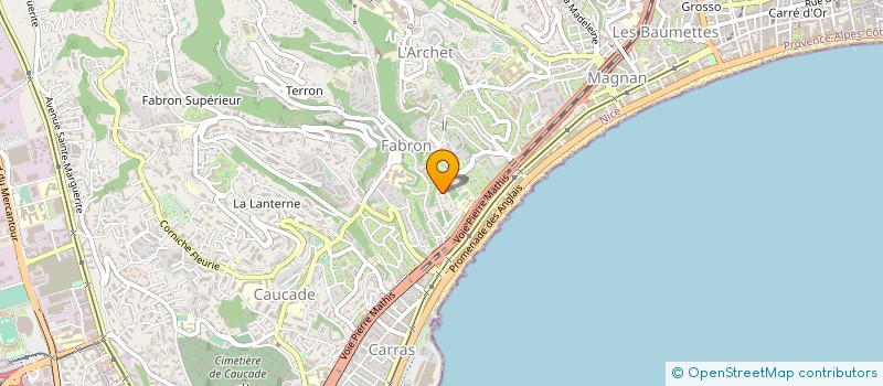 localisation de l'entreprise MISIL à NICE
