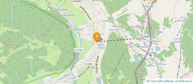 localisation de l'entreprise MISILESC à CHATEL