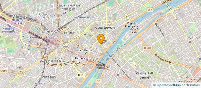localisation de l'entreprise MISIMA à COURBEVOIE