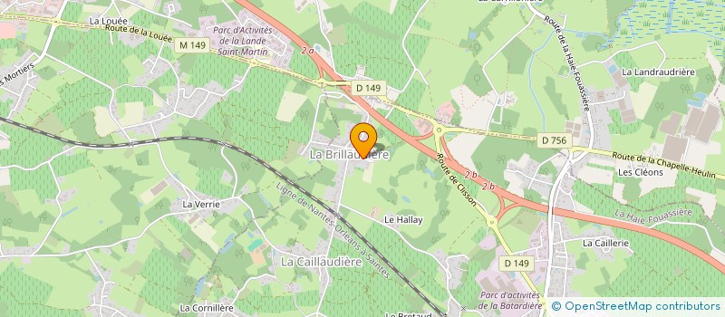 localisation de l'entreprise MISINI  LA HAIE-FOUASSIERE