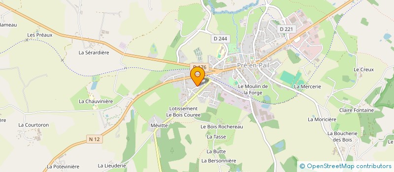 localisation de l'entreprise MISINO COUVERTURE  PRE-EN-PAIL-SAINT-SAMSON