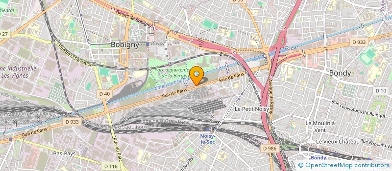 localisation de l'entreprise MISIS à BOBIGNY