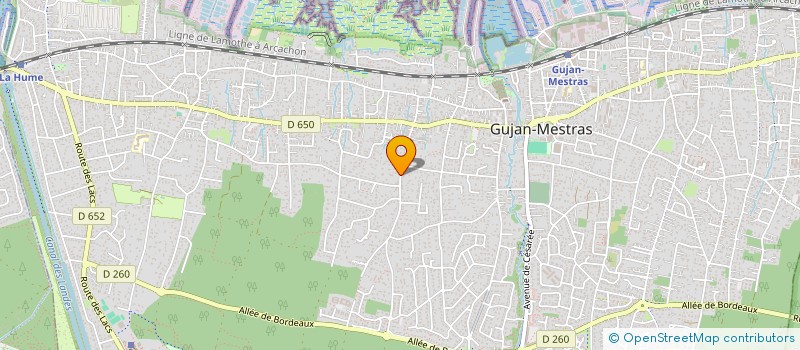 localisation de l'entreprise MISO  GUJAN MESTRAS