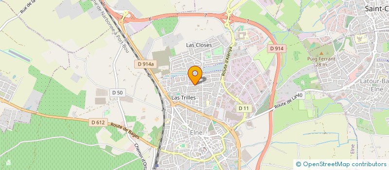 localisation de l'entreprise MISO  ELNE