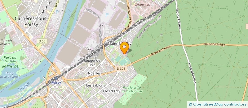 localisation de l'entreprise MISO BAT  POISSY