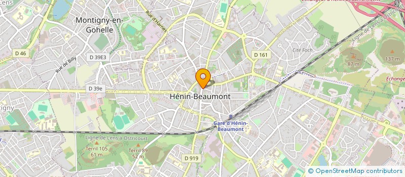 localisation de l'entreprise MISO HENIN à HENIN-BEAUMONT
