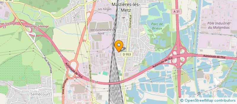 localisation de l'entreprise MISOU  MAIZIERES-LES-METZ