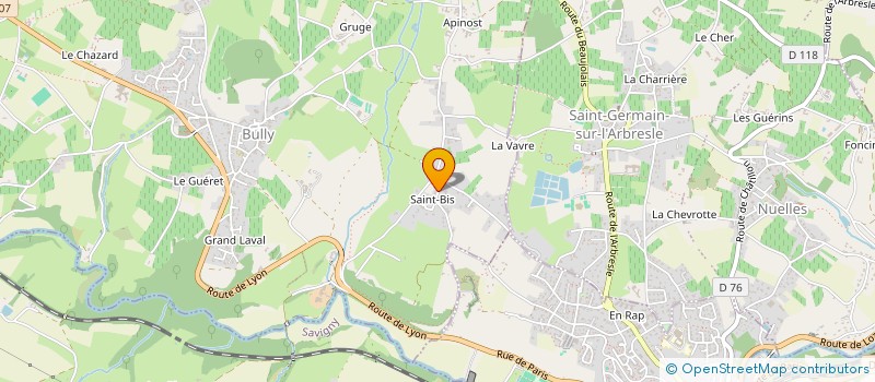 localisation de l'entreprise MISQUERTE INVESTISSEMENT  BULLY