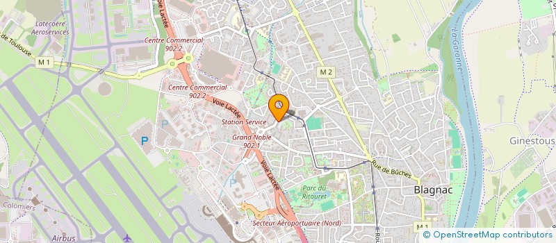 localisation de l'entreprise MISRY  BLAGNAC