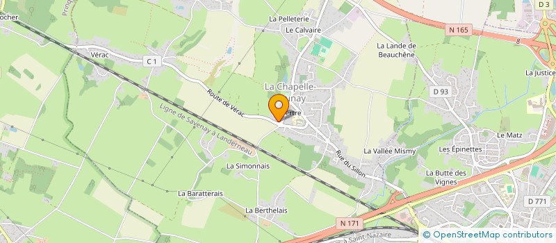 localisation de l'entreprise MISS 15/17 PAYS DE LA LOIRE  LA CHAPELLE-LAUNAY