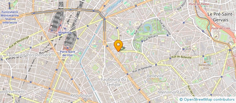 localisation de l'entreprise MISS 168  PARIS