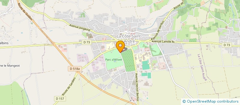 localisation de l'entreprise MISS ALGO à LA COTE-SAINT-ANDRE