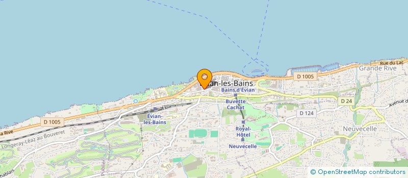localisation de l'entreprise MISS BEAUTY LEMAN à EVIAN-LES-BAINS