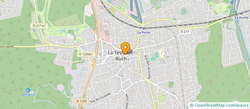 localisation de l'entreprise MISS CHOCO à LA TESTE DE BUCH