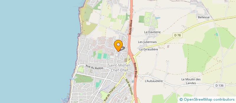 localisation de l'entreprise MISS CRISTAL  SAINT-MICHEL-CHEF-CHEF