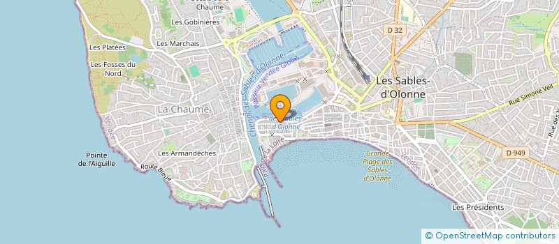 localisation de l'entreprise MISS ELISE à LES SABLES D'OLONNE