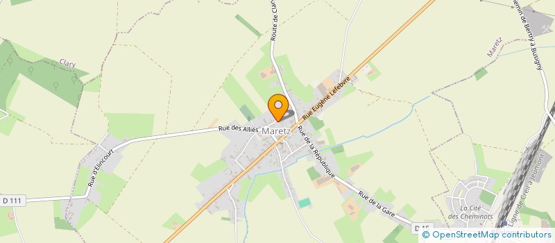 localisation de l'entreprise MISS ET MISTER ALLIANCES  MARETZ