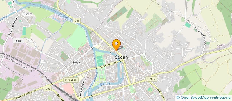 localisation de l'entreprise MISS EXCELLENCE CHAMPAGNE ARDENNE  SEDAN