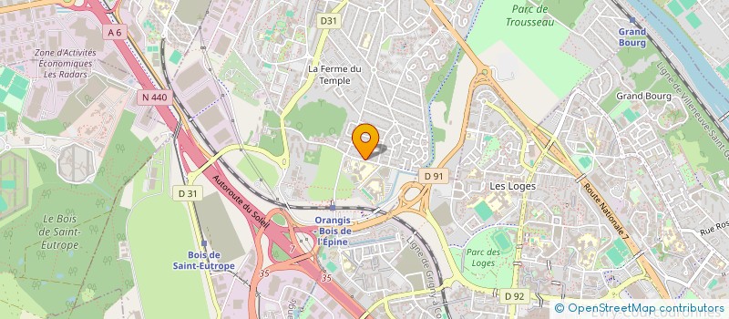 localisation de l'entreprise MISS FASHIONABLE  RIS-ORANGIS