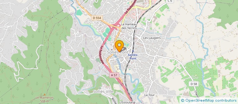 localisation de l'entreprise MISS FEE DES ARTS  SOLLIES-PONT