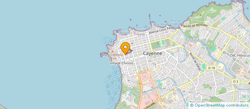 localisation de l'entreprise MISS GUYANE ORGANISATION  CAYENNE