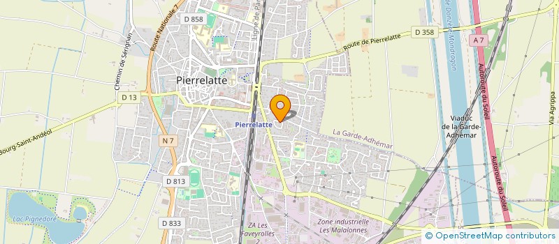 localisation de l'entreprise MISS IMMO  PIERRELATTE