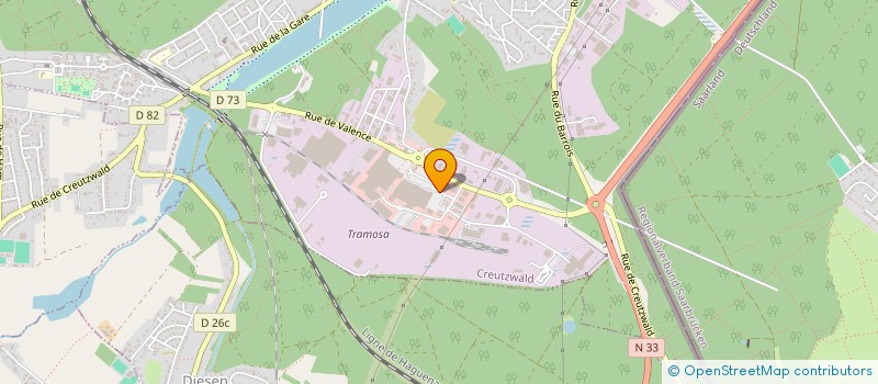 localisation de l'entreprise MISS KEY  CREUTZWALD