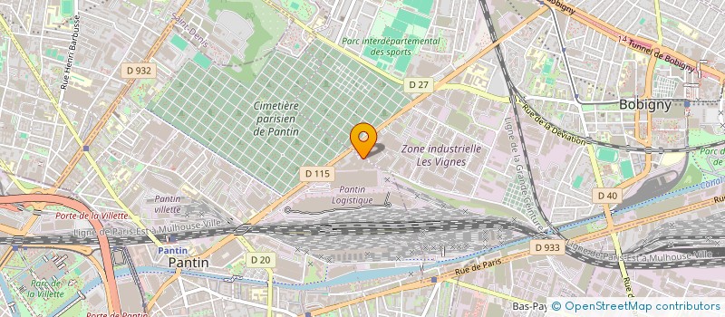 localisation de l'entreprise MISS MODEL  BOBIGNY